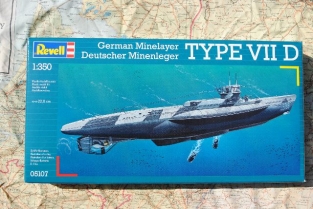 Revell 05107 German Minelayer U-Boot TYPE VII D